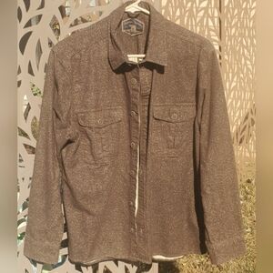 Brown Button Down heavy weight shirt